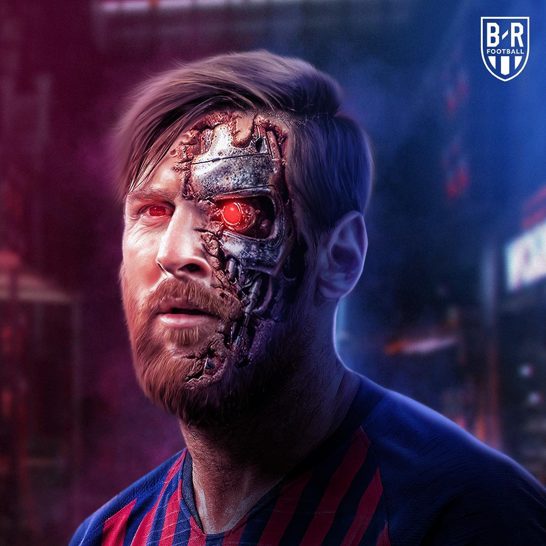 TNTSportsBR's tweet photo. O Messi é F#$@! Ele não é desse planeta mesmo! 👽👽👽 📸: @brfootball https://t.co/nvFAwyUM4g