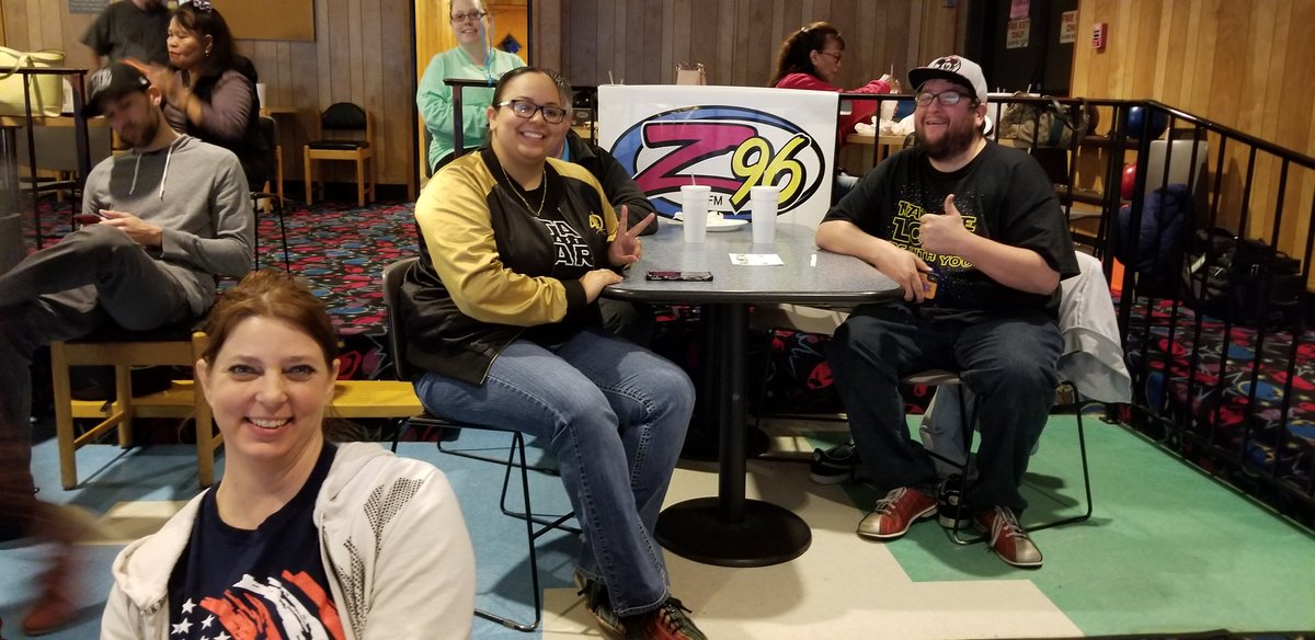 z96fwb's tweet photo. It's our 18th year and #Z96BigGameBowling is under way! @z96H @z96G https://t.co/61qhExw9Uh