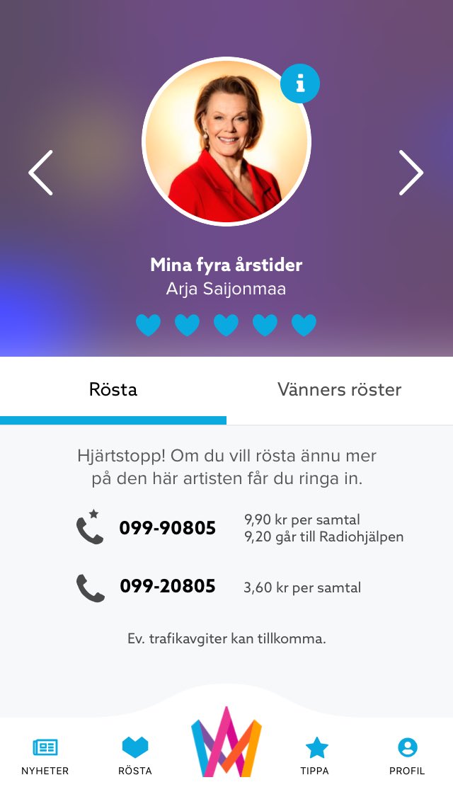 rösta på Arja de enda rätta 😭