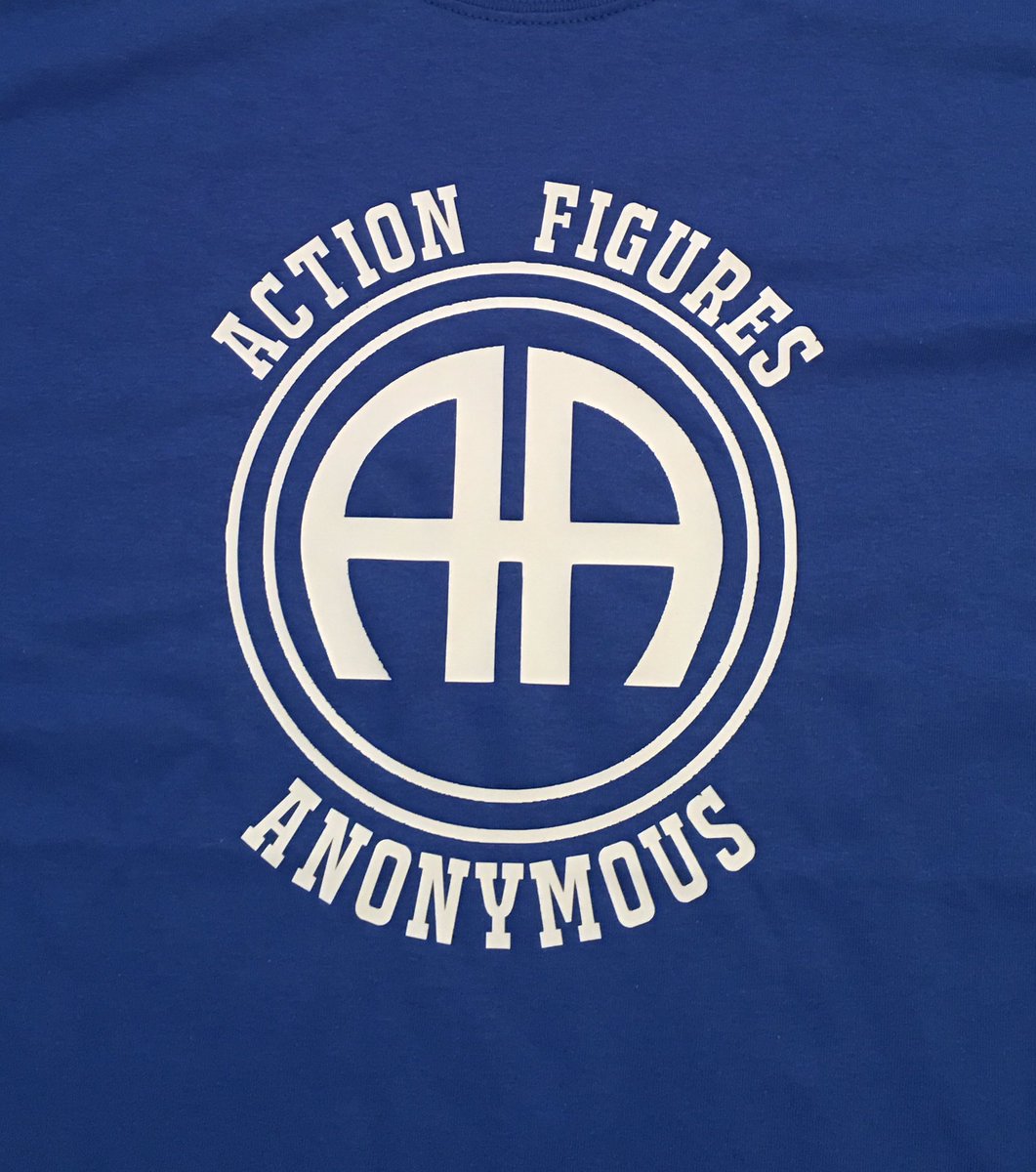 Got my Action Figures Anonymous TShirt's in the mail today They look great! Designed by myself and Mr Terry Ruin. Request a decal to match your color of shirt for only 5 more bucks Get them from Terry on Instagram direct 20.00 shipped @terry_gunslinger Terry Ruin