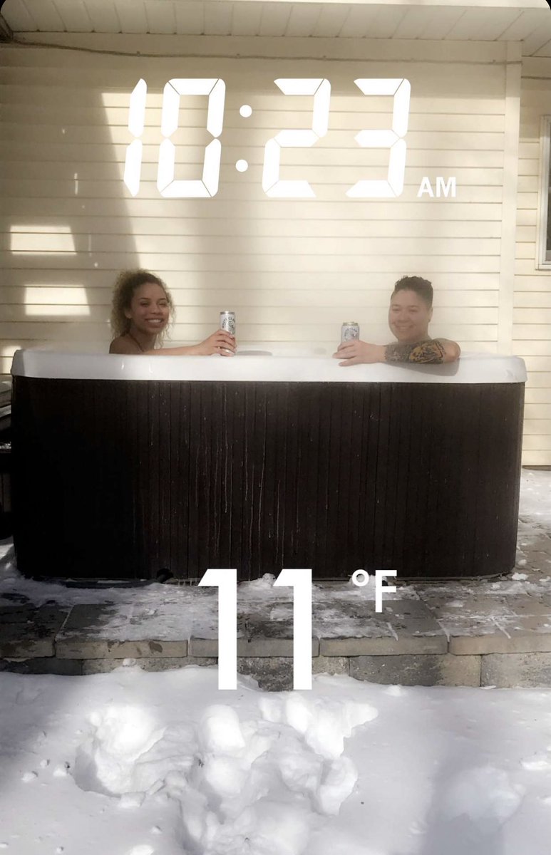 whiteclawgang's tweet photo. Tryna make it through this cold @WhiteClaw #WhiteClawChills https://t.co/DsufKCiRuL