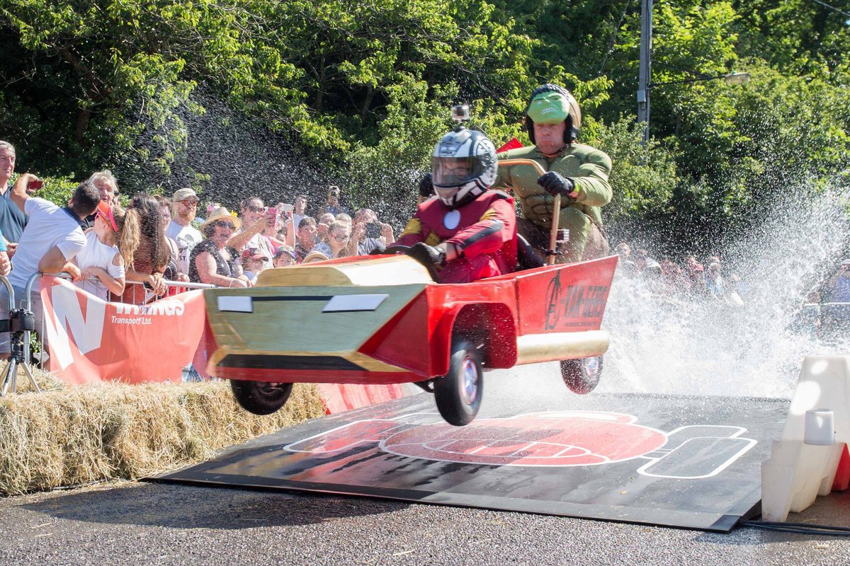 portisoapbox's tweet photo. What an incredible day! Team tickets SOLD OUT in under 2 minutes! 
We're so excited to have our teams booked for the 2019 Portishead Soapbox Race. 
See you at the start line on Sunday 14th July! https://t.co/WeQX2Ayp2T