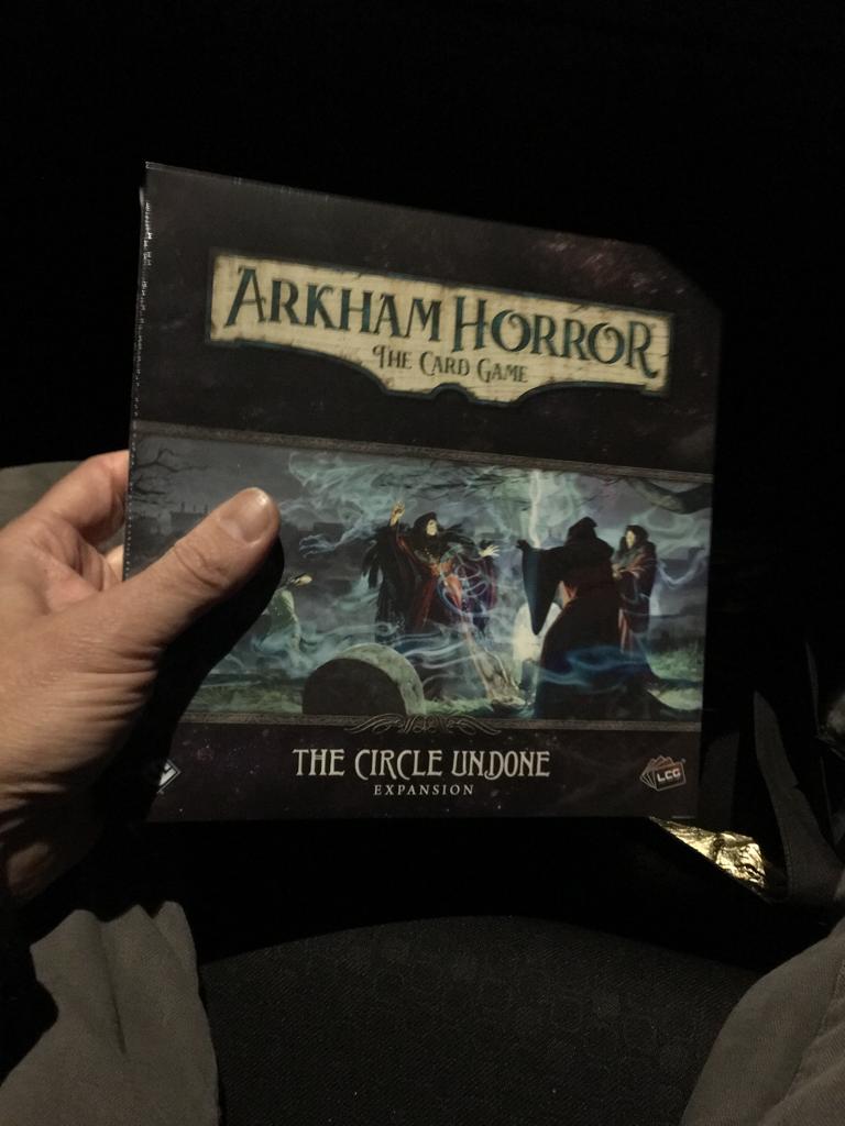 Lukealexross's tweet photo. Let's break that circle down! #circleundone #arkhamlcg #arkhamhorror #FFGames https://t.co/C9F3sfEJX8