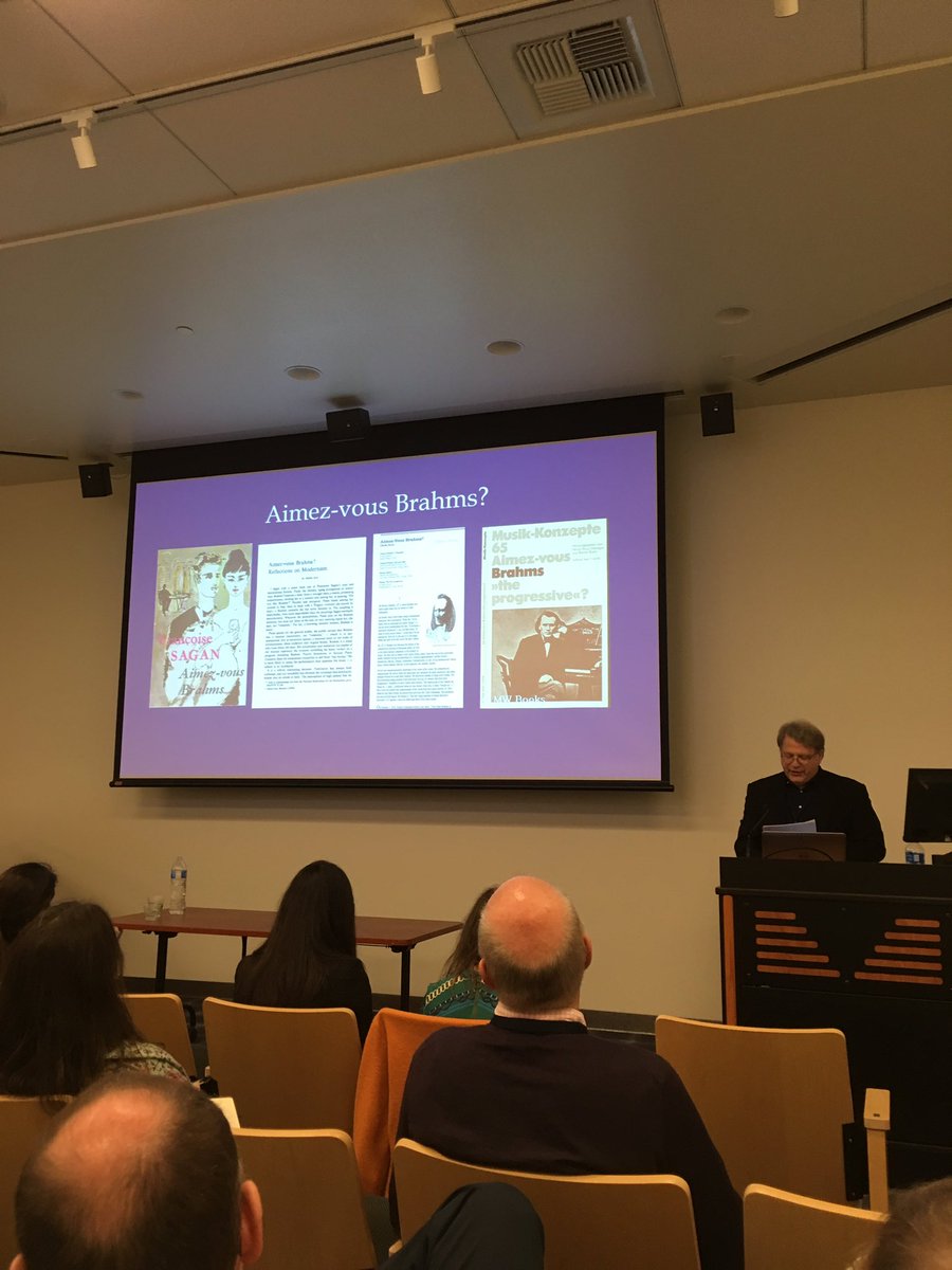 brahmsirvine's tweet photo. Part two of “After Brahms/Re-Composing Brahms” provoked a wealth of discussion, with papers from Martha Sprigge on “Rudolf Mauersberger’s Musical Reponses to the Dresden Firebombing”, and an exploration of Brahms’s reception in France from Daniel Beller-McKenna. https://t.co/40xRHPPjmg