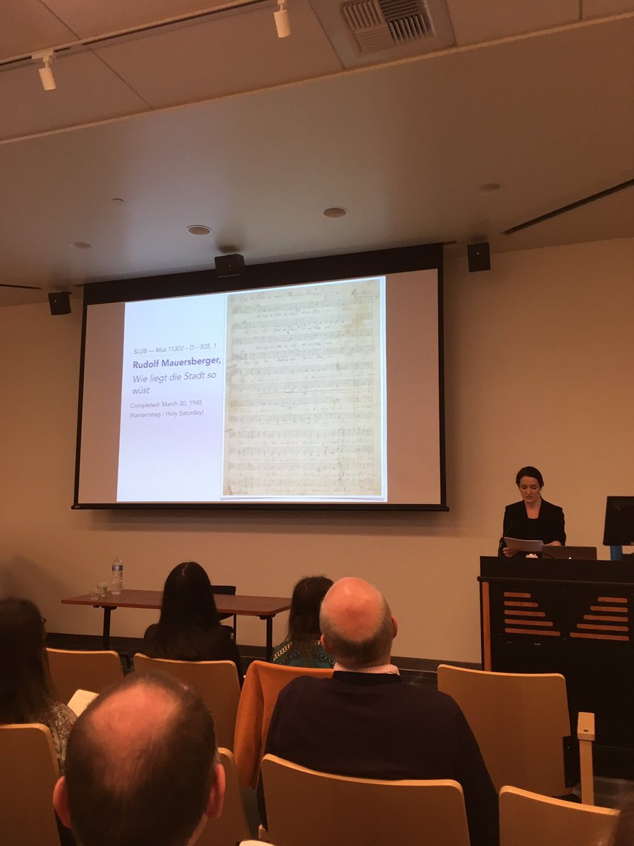 brahmsirvine's tweet photo. Part two of “After Brahms/Re-Composing Brahms” provoked a wealth of discussion, with papers from Martha Sprigge on “Rudolf Mauersberger’s Musical Reponses to the Dresden Firebombing”, and an exploration of Brahms’s reception in France from Daniel Beller-McKenna. https://t.co/40xRHPPjmg