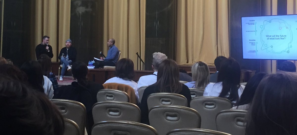 Envisioning the Future of Retail panel at #CBSRetailConference19. Brit brand <a href="/farfetch/">Farfetch</a> &amp; Brit founder of @nbhdgoods 🇺🇸🇬🇧 #luxuryisGREAT #fashion #innovation