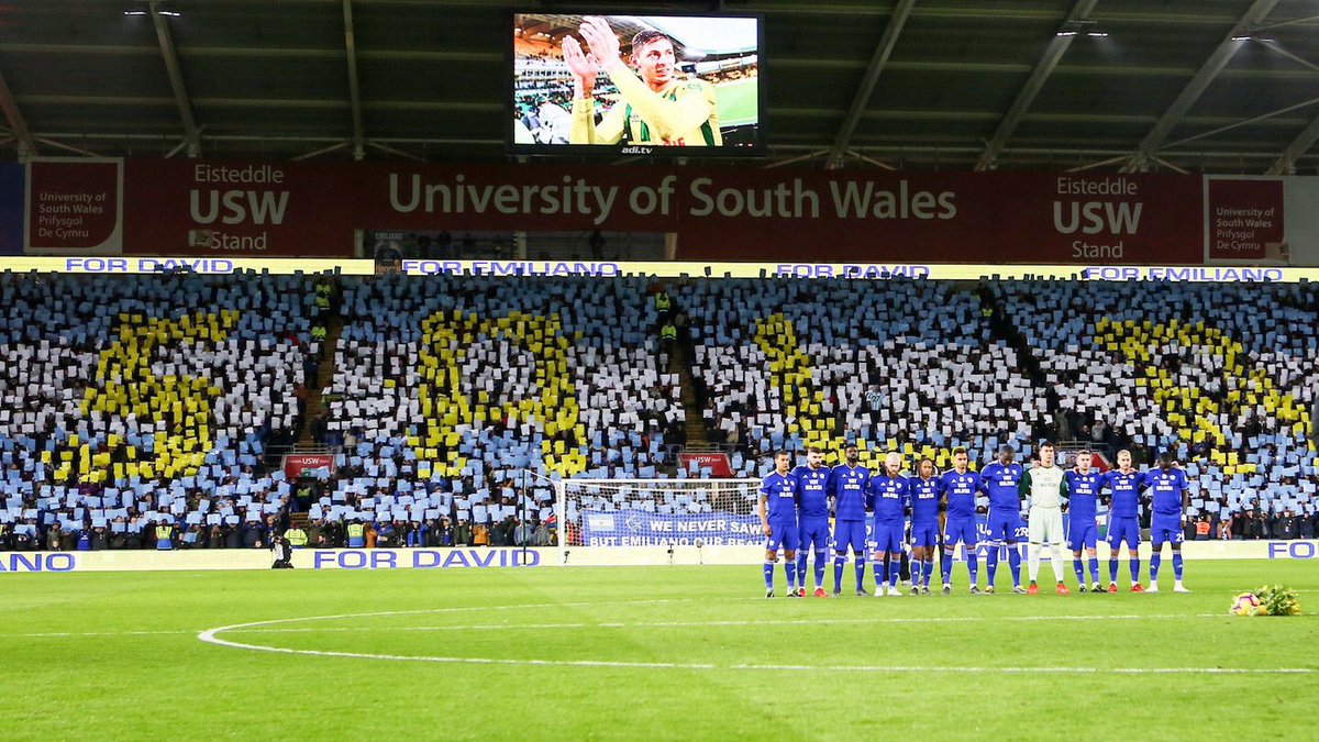 Leaben29's tweet photo. Never been so proud of this team, the management, the fans, the entire club. That’s why I’m a Bluebird #CityAsOne #weareone #wearebluebirds #ForEmi #ForDavid 💙💛💚⚽️🔵 https://t.co/lrOH1972Ly
