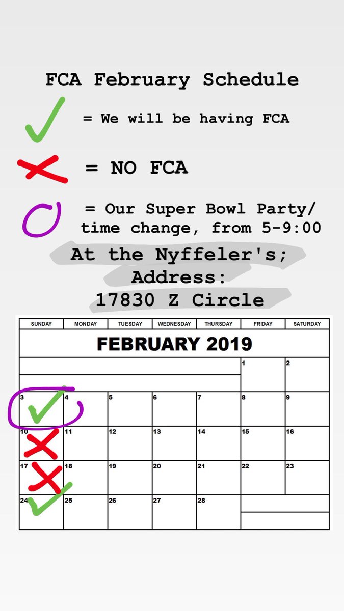 MW_FCA's tweet photo. ✖️F E B R U A R Y ✖️

Here is our meeting schedule  &amp; Address : https://t.co/YOwBrZWxaY