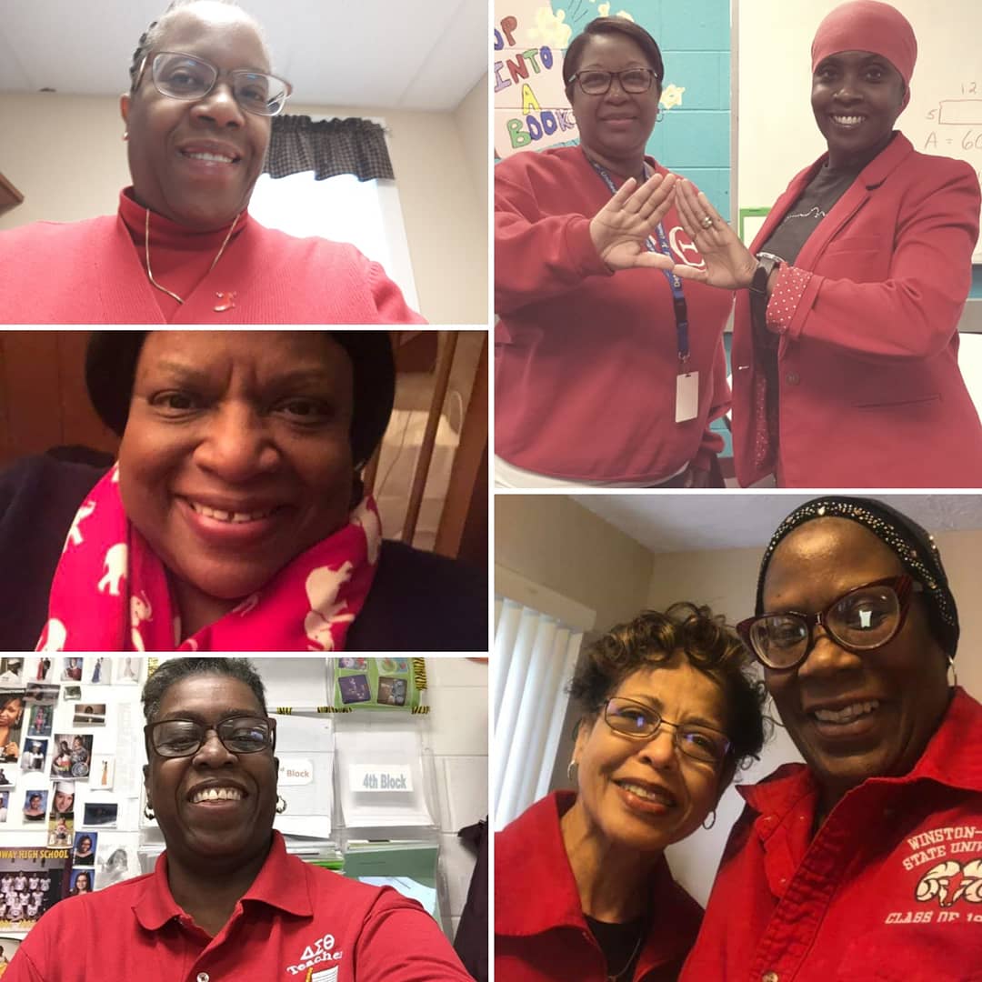 FACDST's tweet photo. Going red is our thing! Yesterday, we celebrated National #GoRedforWomen Day! At our chapter meeting this morning, we continued going red. #HeartHealth #WearRed #KnowYourNumbers #FACDST https://t.co/jF3ynfRGw2