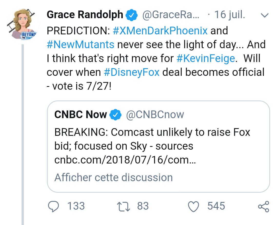 stephaneriopel's tweet image. "It's getting canceled" but since the movie was announced we've been getting a teaser trailer, magazine pictures, movie pictures a #darkphoenix casting panel, actors who know what they are talking about hyping us up, dates updates and a movie poster. Whatchu got @GraceRandolph ?!