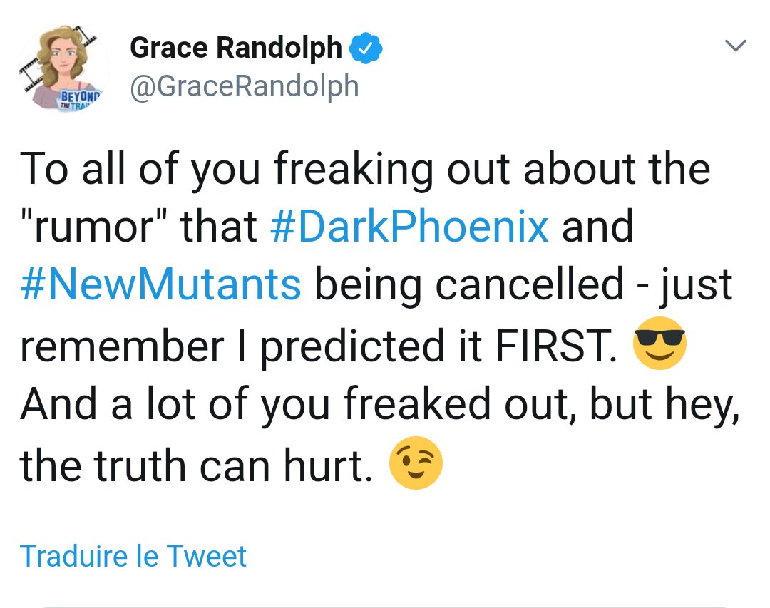 stephaneriopel's tweet image. "It's getting canceled" but since the movie was announced we've been getting a teaser trailer, magazine pictures, movie pictures a #darkphoenix casting panel, actors who know what they are talking about hyping us up, dates updates and a movie poster. Whatchu got @GraceRandolph ?!