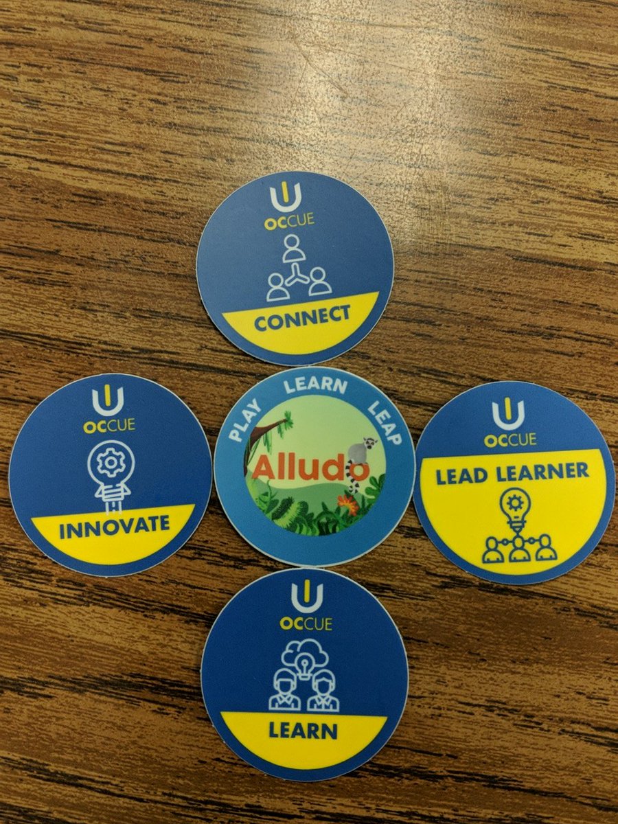 Oh yeah.... I'm a Lead Learner with #Alludo at #occuetechfest19  with #OCCUE!