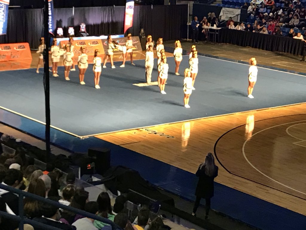 PorterSup205's tweet photo. Great job @NVHSCheer here at @IHSAState Competition. It’s in the judges hands now. You crushed it, hit on all cylinders, and left it all out there. So proud of you! As always.... https://t.co/lDtsKkWa9F