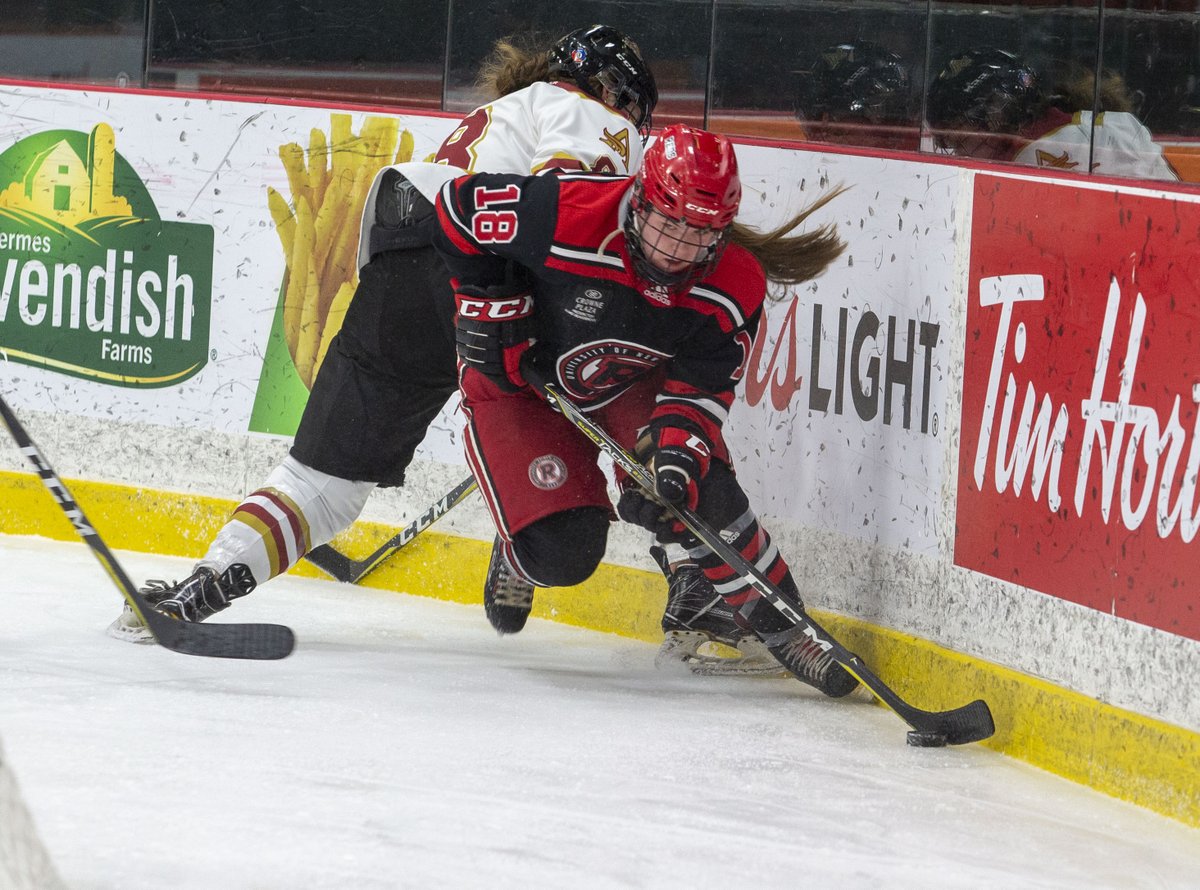 UNBAthletics's tweet photo. WHKY: More of the action from Saturday's 2-1 @UNBWHockey win over @MTA_Athletics.
#RedsNation #AllReds
#doubleheaderSaturday https://t.co/vkFpp24F2a