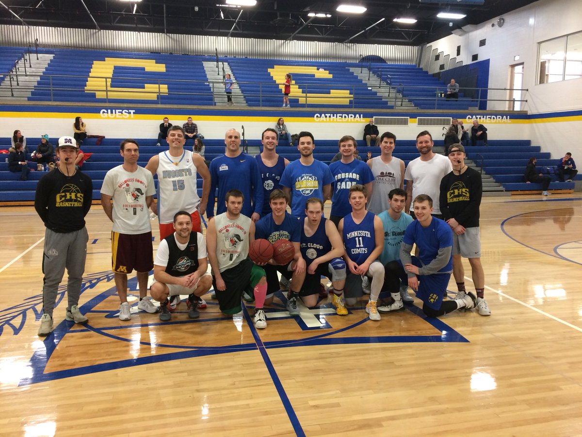 CHS Alumni basketball championship game is underway. Youngsters trying to knock off the defending champs and winners of the last 4 of 5