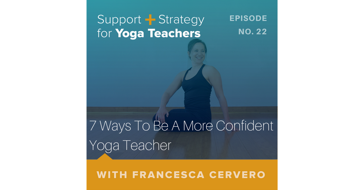FCerveroYoga's tweet photo. As a yoga teacher you stand at the front of a room full of people who are looking to you for guidance with their yoga practice.
All eyes on you.
Students hungry for knowledge; hanging on your every word.

The majority of you aren't feeling excited or motivated...you're scared https://t.co/EUMlL2JNeV