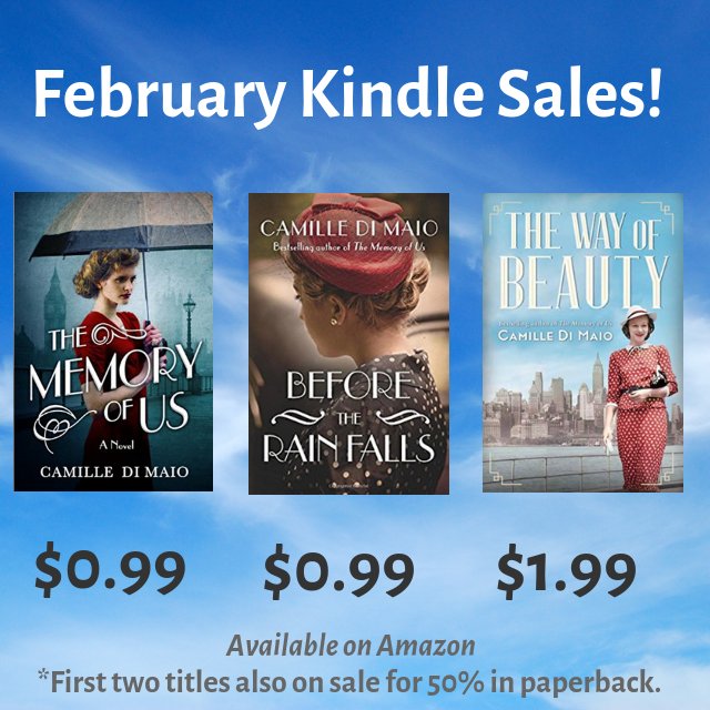 Wow! My publisher put all three of my books on sale in anticipation of my March release of The Beautiful Strangers. Available on Amazon! <a href="/LUAuthors/">LakeUnionAuthors</a> <a href="/AmazonKindle/">Kindle</a> #kindle #read #women #histfic