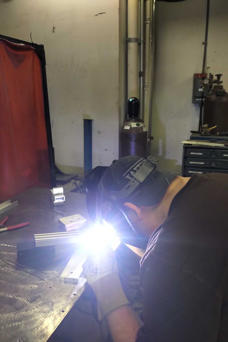 Welding our elevator now! Get hype for #FIRSTDESTINATIONDEEPSPACE