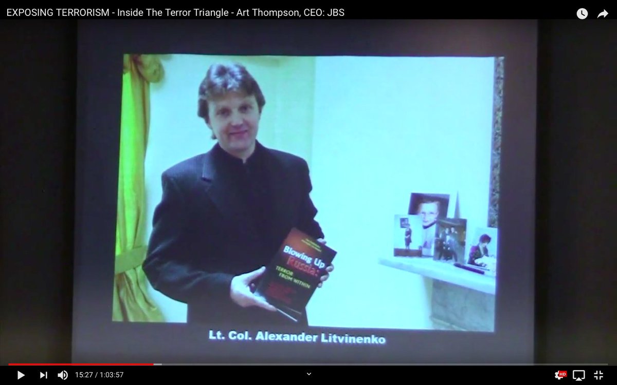 “Exposing Terrorism: Inside the Terror Triangle,”Russian Government Whistleblower Lt. Col. Alexander LitvinenkoBlowing Up Russia: Terror From Within