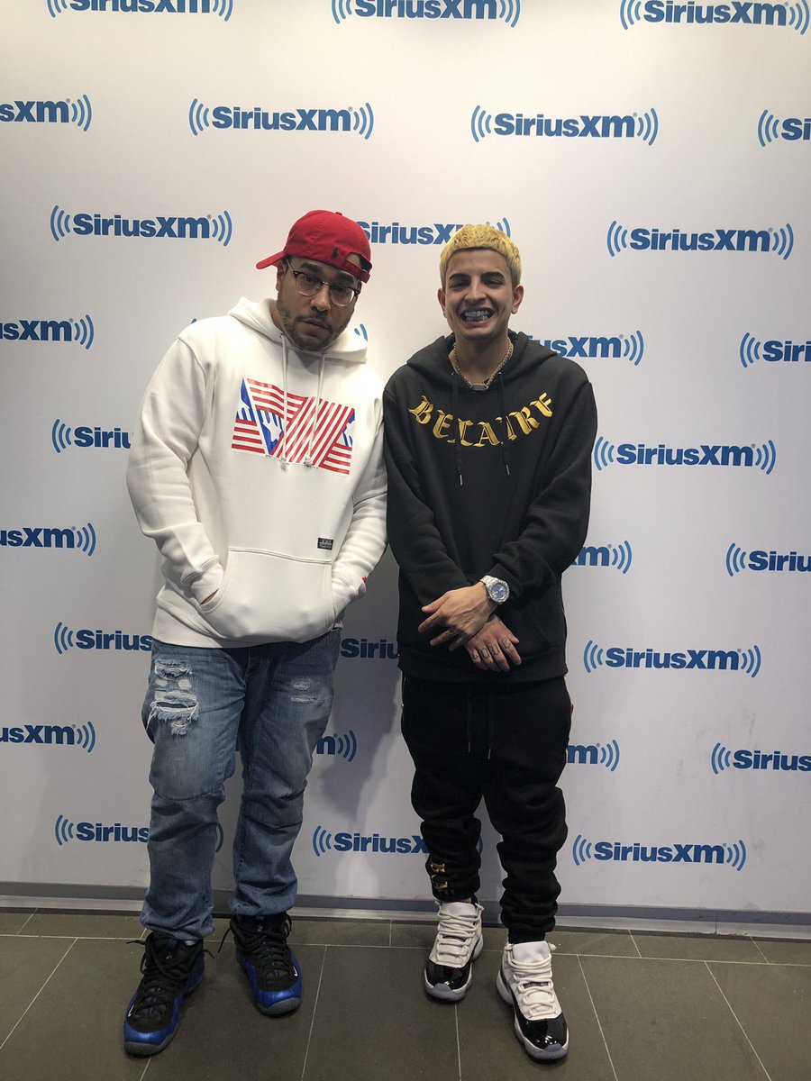 HipHopNation's tweet image. #InterviewAlert @RobMarkman welcomes @skinnyfromthe9 to talk about how @Eminem inspired him, the legacy he wants to leave upcoming artists, and the new mixtape that him &amp;amp; Fetty Wap are working on. 5pET