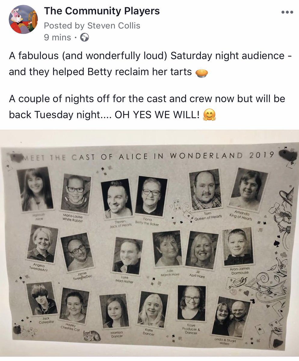 TC_Players's tweet photo. A great Saturday night audience! OH YES IT WAS 😀👍 https://t.co/uEObnRaOCi