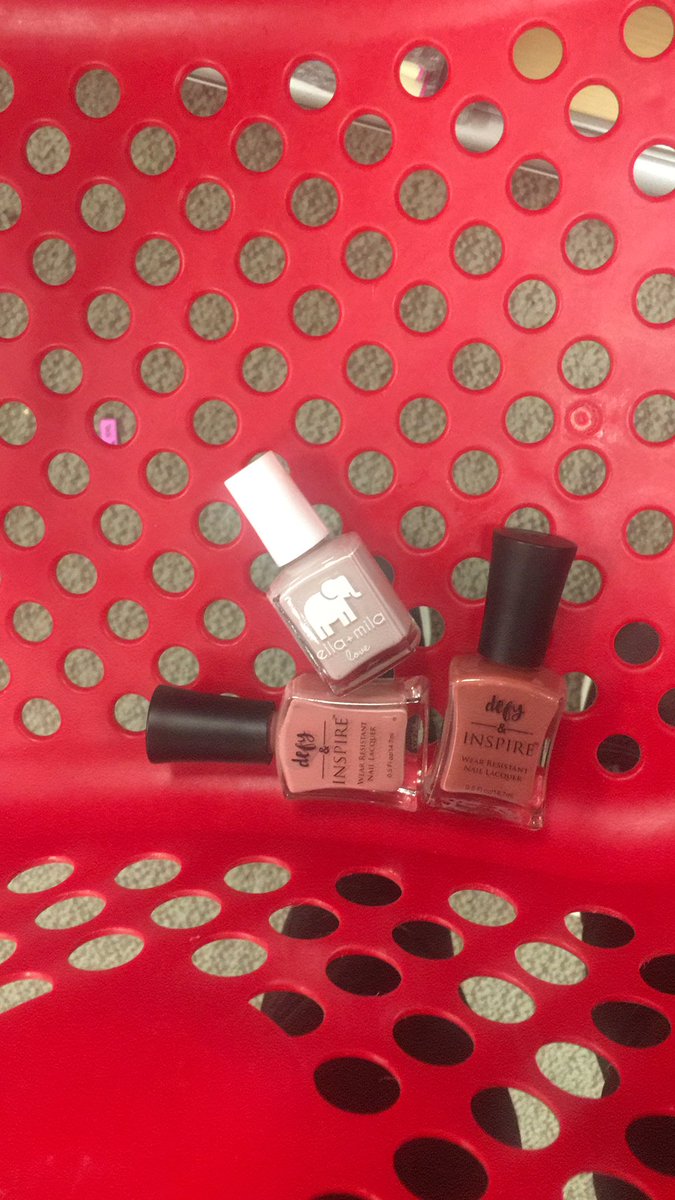 AdriLately's tweet image. Rain finally stops. Immediately goes to @Target. Stocks up on all the nail polish 💅🏼🤷🏽‍♀️😂
