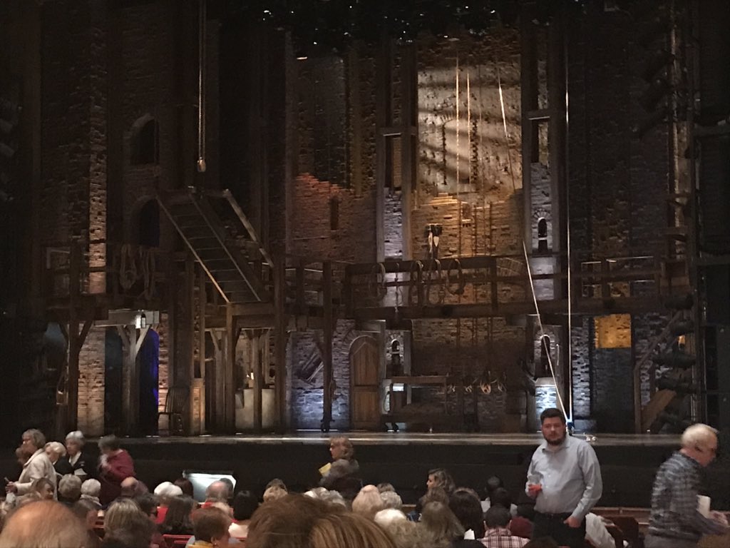Mizgibson's tweet photo. Here we go!! #HamiltonCbus @broadwaycolumbus @HamiltonMusical https://t.co/7h84UDDZ9w