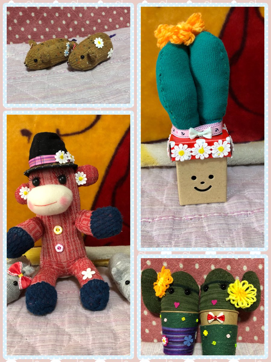 2moamu2's tweet photo. 最近のヌイグルミ達😊🌟
委託販売先
日向箱さん→2号店SWT715
ママうさぎHandmade→山梨県 https://t.co/3CuGMZmJ88