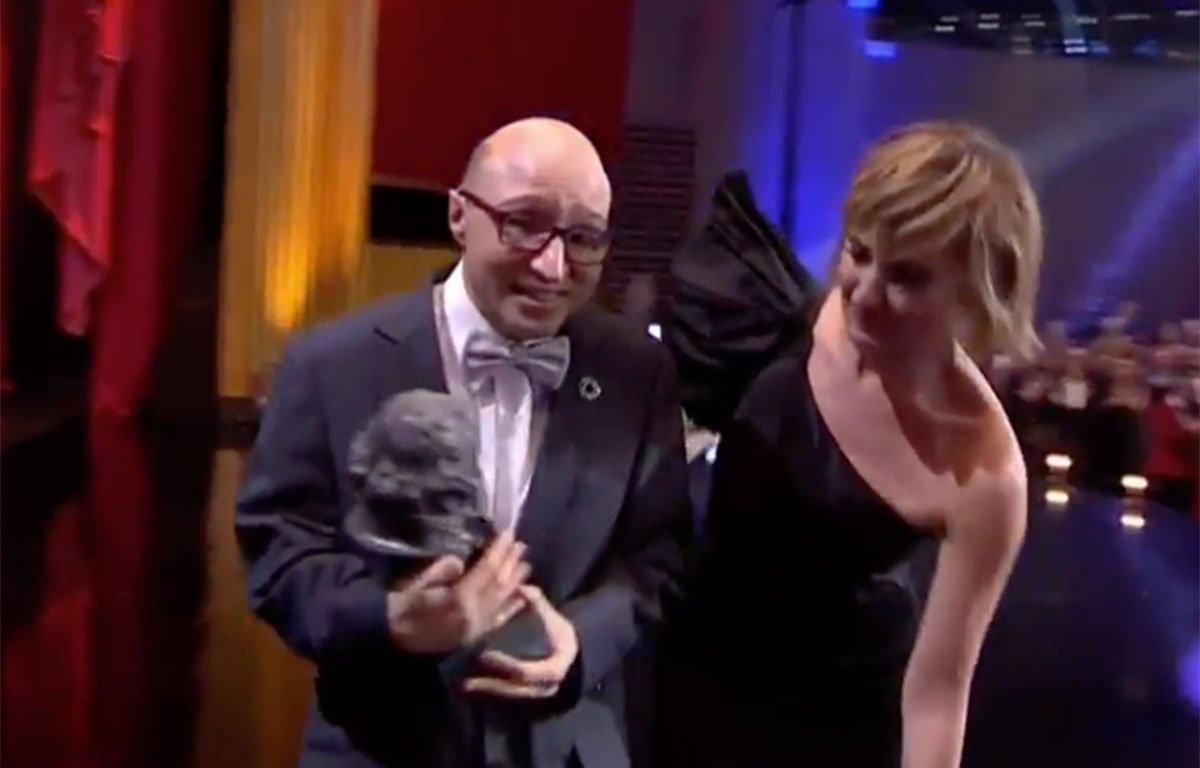 teleaudiencias's tweet photo. #Goya2019🎬: ¡¡VIVA JESÚS VIDAL. EL MEJOR DISCURSO DE LA HISTORIA DE LOS PREMIOS GOYA 👏🏼👏🏼👏🏼!! https://t.co/5iB4TCxazF
