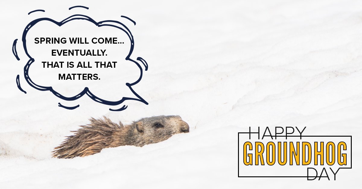 USCargoControl's tweet photo. The one day a year people rely on a rodent for the weather forecast…and if he says 6 more weeks of winter, he’s wrong. #HappyGroundhogDay https://t.co/5E97JCJxc6