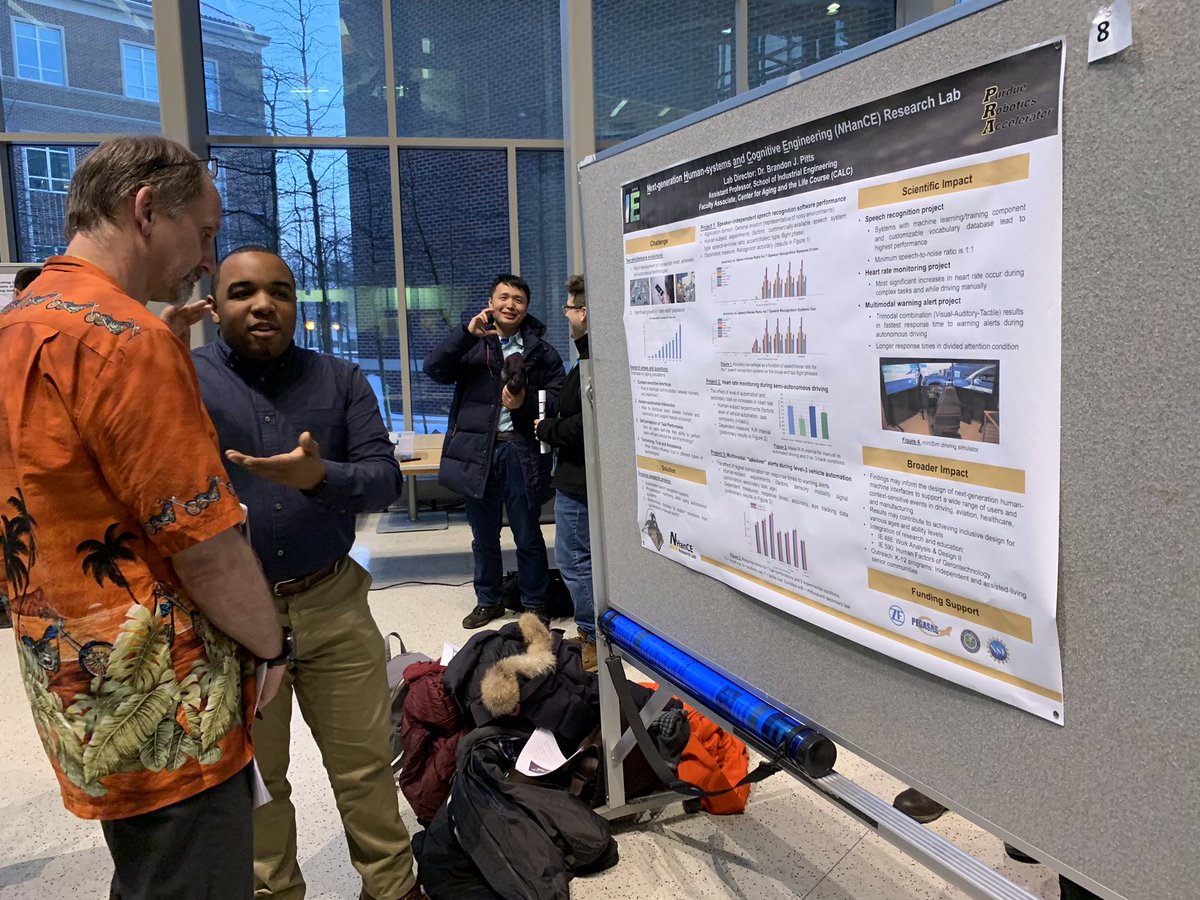 Members of the NHanCE lab presented on current projects at Purdue’s Robotics &amp; IoT Showcase.