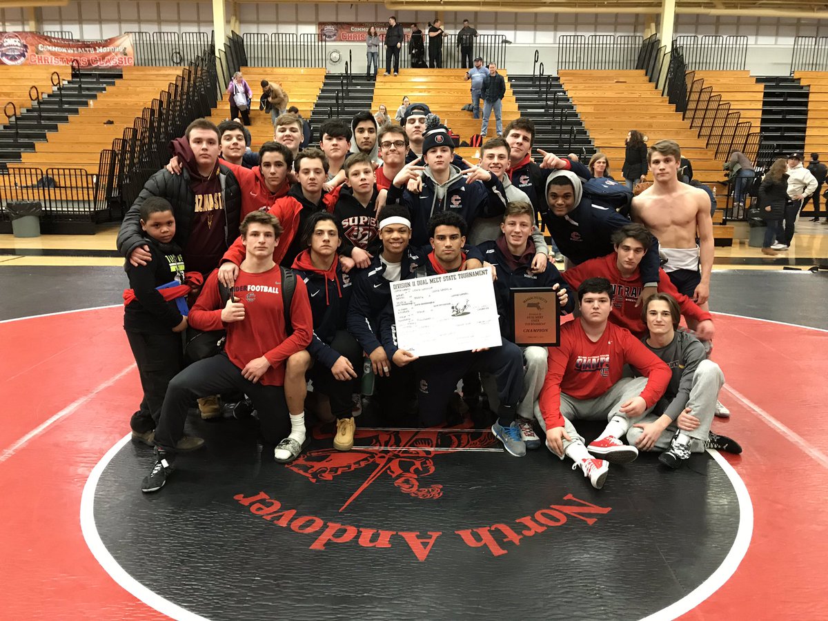 Congratulations to our boys for taking home the dual meet state title two years in a row! Hard works pays off! #RaiderNation #Roadtostates