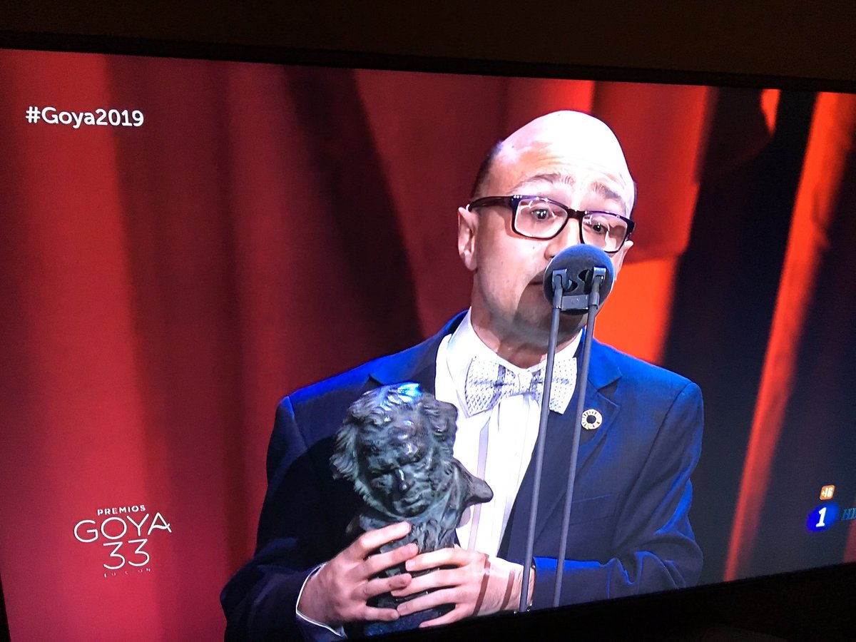 ONCE_oficial's tweet photo. “Queridos padres, a mí sí me gustaría tener un hijo como yo, porque tengo unos padres como vosotros” #JesúsVidal mejor actor revelación #Goya2019 👏👏👏👏👏 Enhorabuena compañero #inclusión #diversidad #visibilidad https://t.co/atctTHCx6T