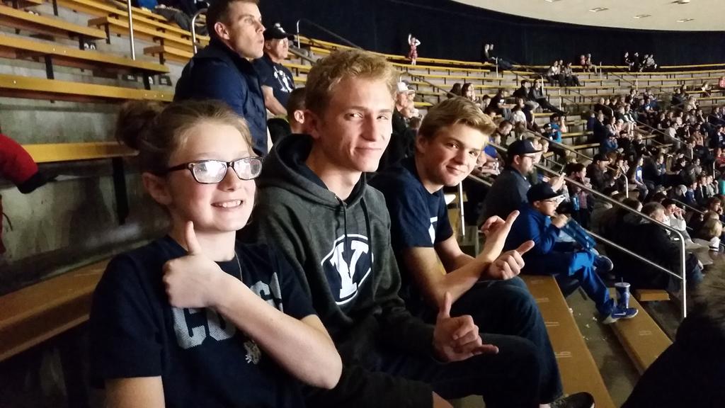 UtahHalosFan's tweet photo. Always reppin' - way up in the cheap seats! #imlovinitbyu #gocougs https://t.co/4Pop9FVLf6