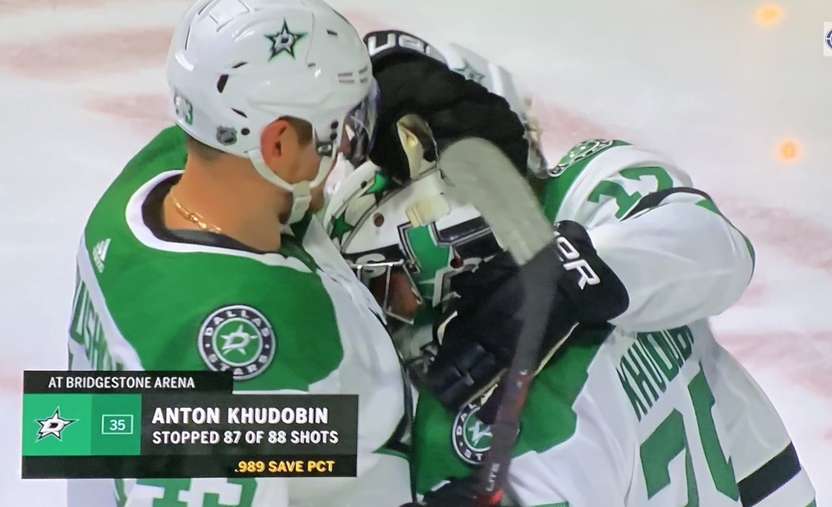 jeffk_stars's tweet photo. #STARSWIN #SweetSweetVictory #DobbyDoesIt #PredatorsCaught #TwoPoints #FourInARow #GoStars https://t.co/prXDS6eY3t