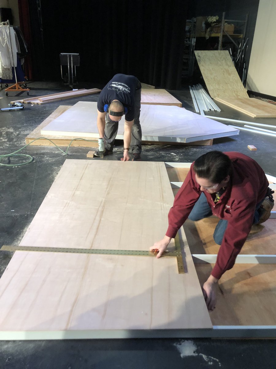 When it’s time to build the set for the spring musical and the alumni crew come up huge...