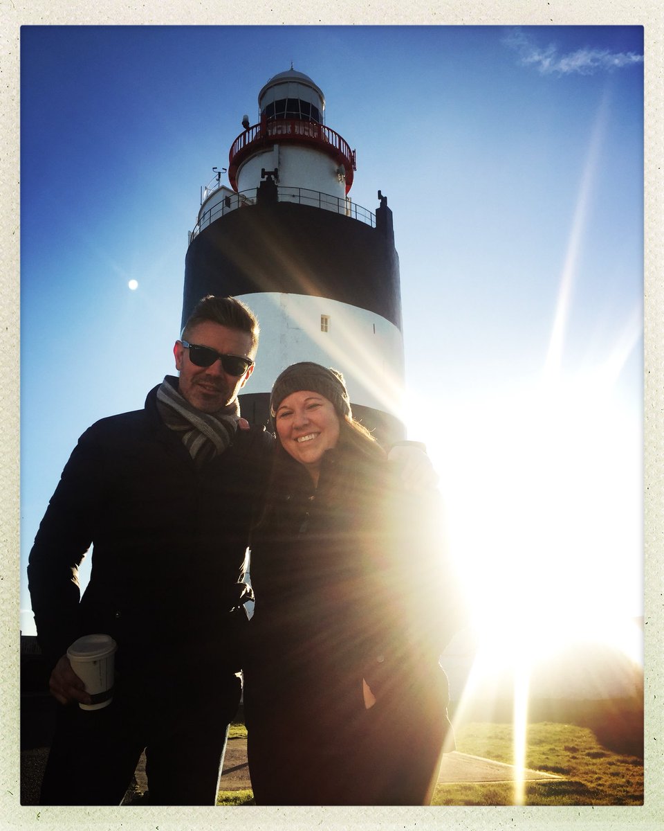 neilbyrne_CT's tweet photo. A day out at @hooklighthouse 
The oldest working lighthouse in the world, here in Wexford. @nicolehudson81 and myself had to think of a special place for our special friend, Angie to visit before she returns home. @byrneandkelly 👌 https://t.co/A6o0SmAxq2