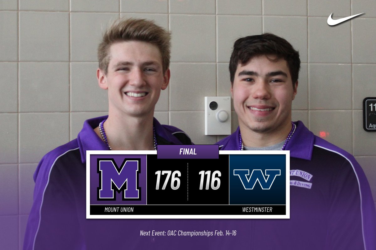 purpleraiders's tweet photo. Men's Swimming and Diving: @UMU_SwimandDive Shines on Senior Day https://t.co/gLd9s131kV #gomountgo https://t.co/O95yrA4GOd