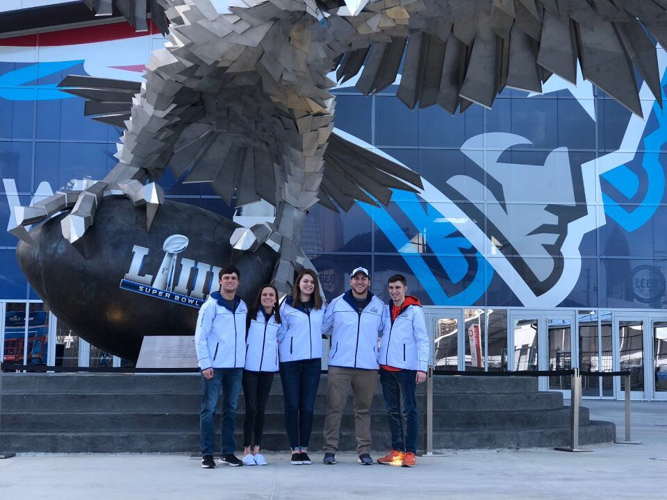 BGSUSMA's tweet photo. Enjoyed our day off in Atlanta taking in all that the Super Bowl has to offer! #SuperBowlLIII #SMAzing https://t.co/eytM2SkLBJ