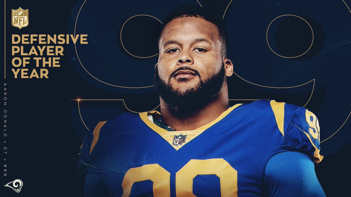 Back 👏 to 👏 back 👏

Congratulations <a href="/AaronDonald97/">AD_99</a> for being named Defensive Player of the Year! 

📰 » gora.ms/dNdQnR