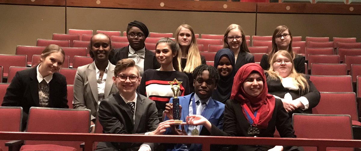 RosiesRoom's tweet photo. 1st place team at Champlin Park HS Speech meet!  Josh 1st, Sana 1st &amp; 2, Reece 3, and Paige 4th! I am so proud of this team! #SLPATHLETICS #SLPPantherProud #VERBALATHLETES @JRonneberg @MBoucher_SLPHS https://t.co/Ba8GNowQg3