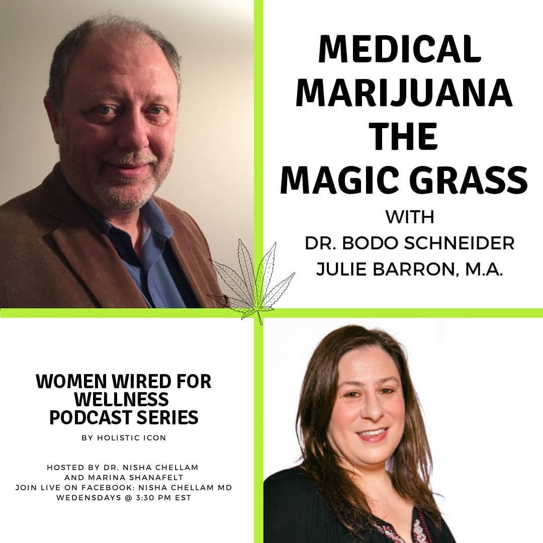 Learn about #medicalmarijuana with ex-surgeon turned pro-marijuana doc, Dr. Bodo Schneider and cannabis counselor Julie Barron.  Listen here:  tinyurl.com/holisticicon29 #functionalmedicine #cannabis #cannabinoid
