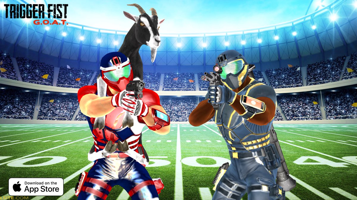 TriggerFistGoat's tweet photo. Hey @tonyromo the GOAT of broadcasting! You know what it’s like to play against the GOAT. For the rest of us, we play on our #iphones :)
Trigger Fist G.O.A.T. 
https://t.co/W550zbebr0

#PlayWhileYouWatch #SuperBowl2019 #GOAT https://t.co/qC2eK4m6DV