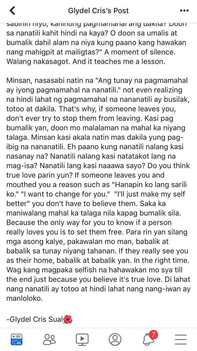MarupokPh's tweet photo. “Pakawalan mo, kung babalik para sayo” 

: nakita ko lang worth it basahin! 👏🏻 https://t.co/nWDvbSjATO