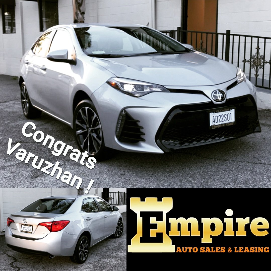 Empire_AutoSale's tweet photo. Congratulations Varuzhan on your Toyota Corolla Se !!!
Drive safe and welcome to the Empire Auto Family.
#empireauto #new #car #lease #purchase #finance #newcarlease #newcarfinance #refinance #leasingcompany #glenoaksblvd #autobroker #autobrokers #autobrokersales #brokerdeals https://t.co/xNbYz48pAs