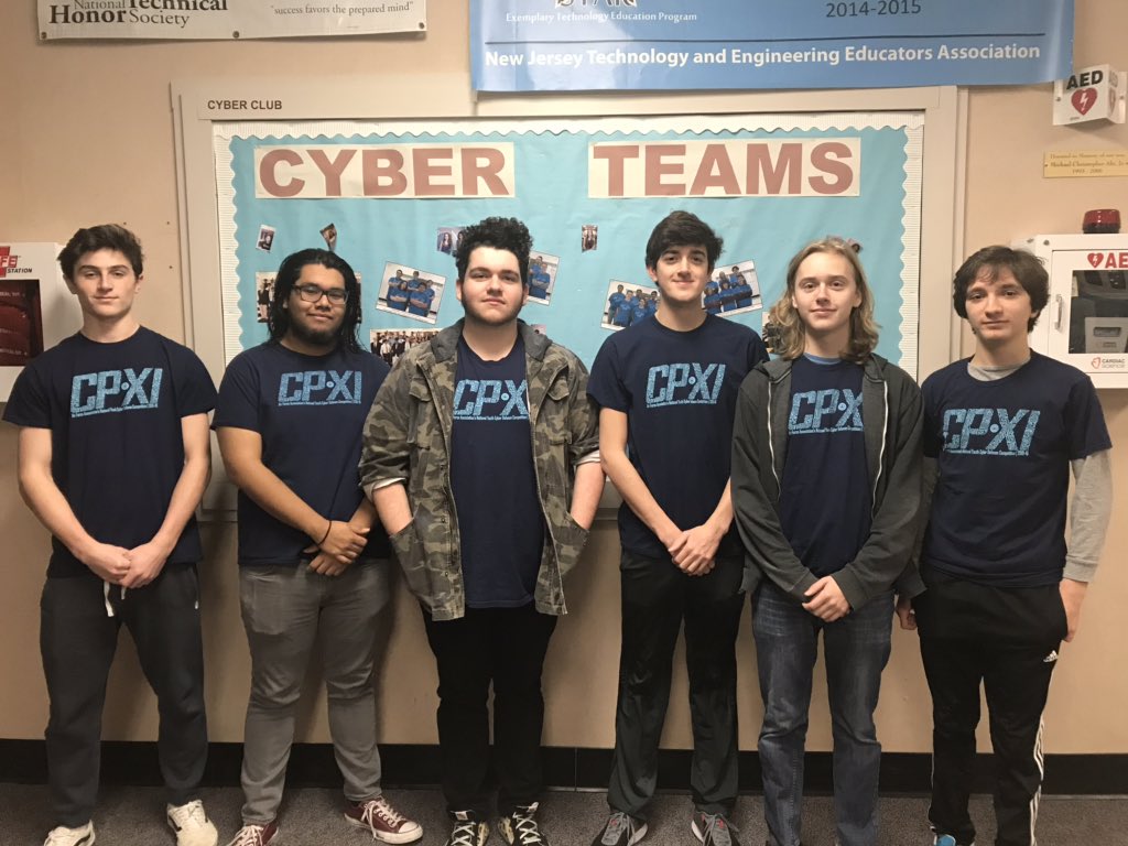 MrMilonas's tweet photo. Great Regional Round of @CyberPatriot https://t.co/8ZlYs2sdC9 worked so hard today almost nonstop for 6 hours. Great effort out of this squad! Good luck to all the other teams this weekend! #gobucs #NJCyberStrong #bringitbernie @rbrhs @PrincipalClay https://t.co/MPMwjrr9t8