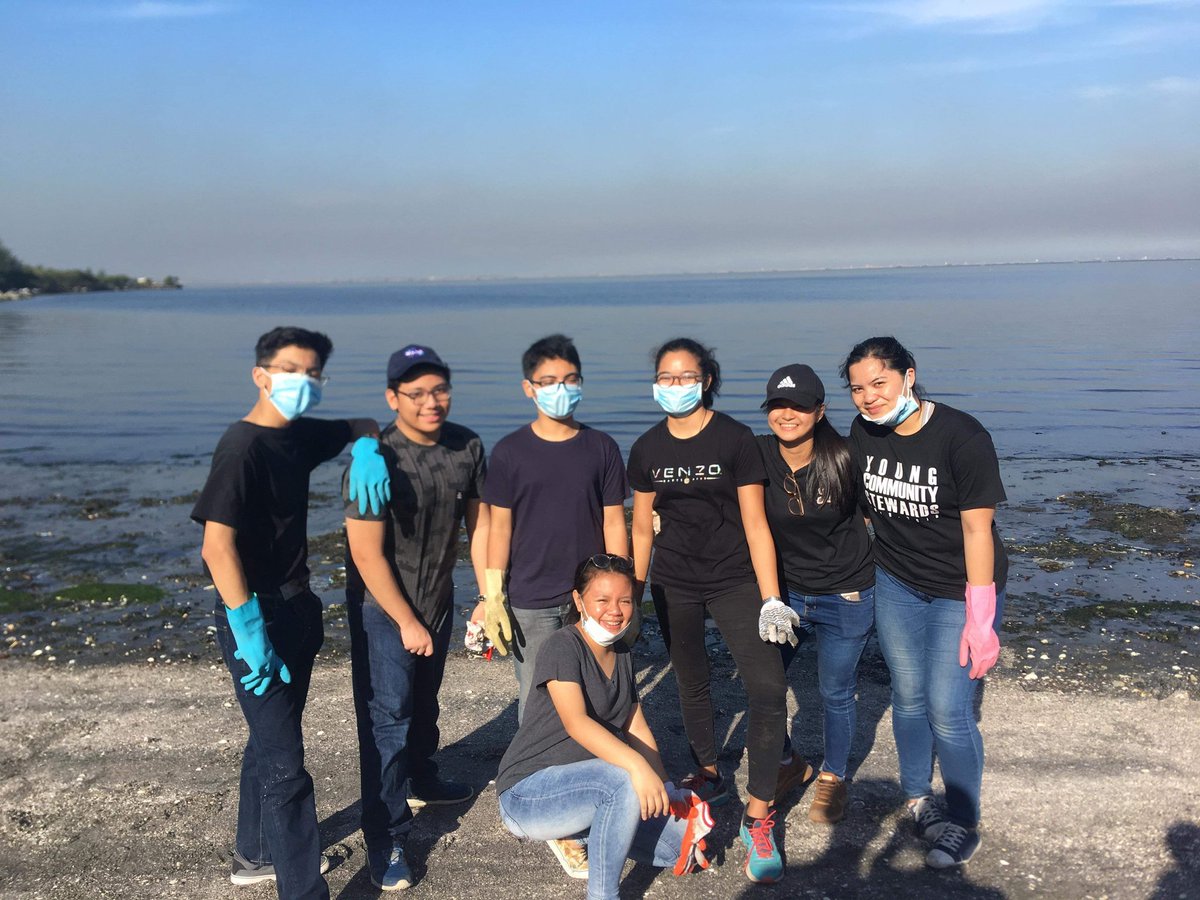 saintclaudia_'s tweet photo. YESTERDAY: Some Claud9 volunteers participated in the Coastal Cleanup lead by the USTJHS Young Community Stewards.
We are Thomasians, and we are for Mother Earth 💚 #Claud9 https://t.co/nfsuIKiHqV