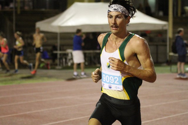 NSWAthletics's tweet photo. Last night in Sydney Jordan Gusman dominated the NSW 5000m Champs winning in 13:49.27.

..It is fair to say @JordanGusman is a favourite son of NSW middle-distance running. We have ridden the highs and lows of his career...

WRAP:
https://t.co/wETqxiSjxL’s-5000m-Gusman-returns https://t.co/TsOFlLibIB