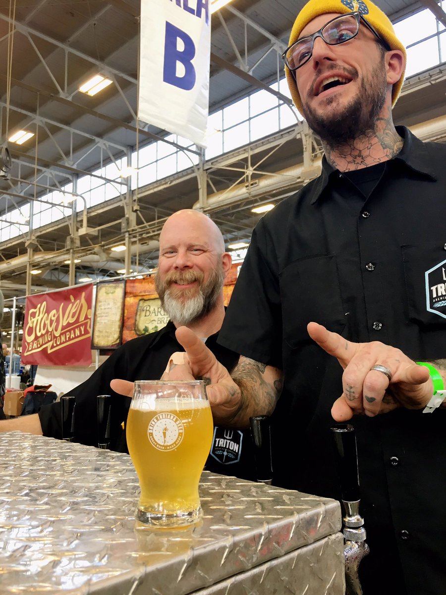 TritonBrewing's tweet image. A great big thank you to everyone who made @DrinkIndiana #IndyWinterfest a great success!!! Cheers to all the old faces and new who came out stopped by and sampled our brews and to all the volunteers and crew who worked behind the booths! We’re raising a glass to you!