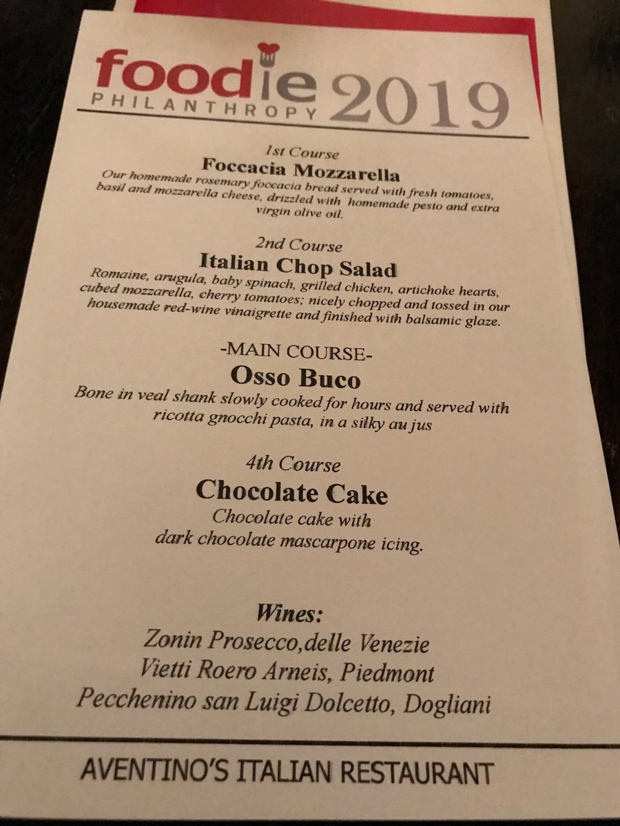 txfrog87's tweet photo. Ready for an amazing meal and night! Foodie Philanthropy at #Aventino #fwfp https://t.co/cYjRfqTs6D